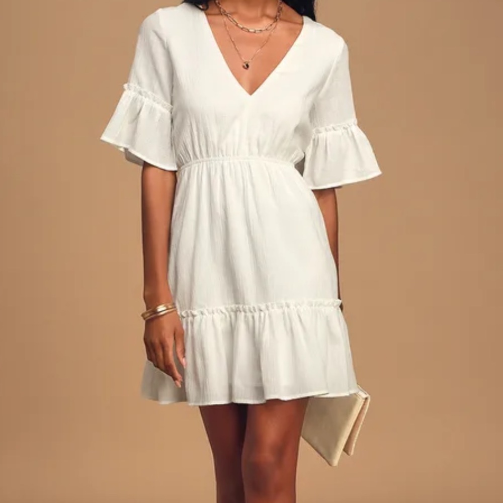 Daydream white mini dress